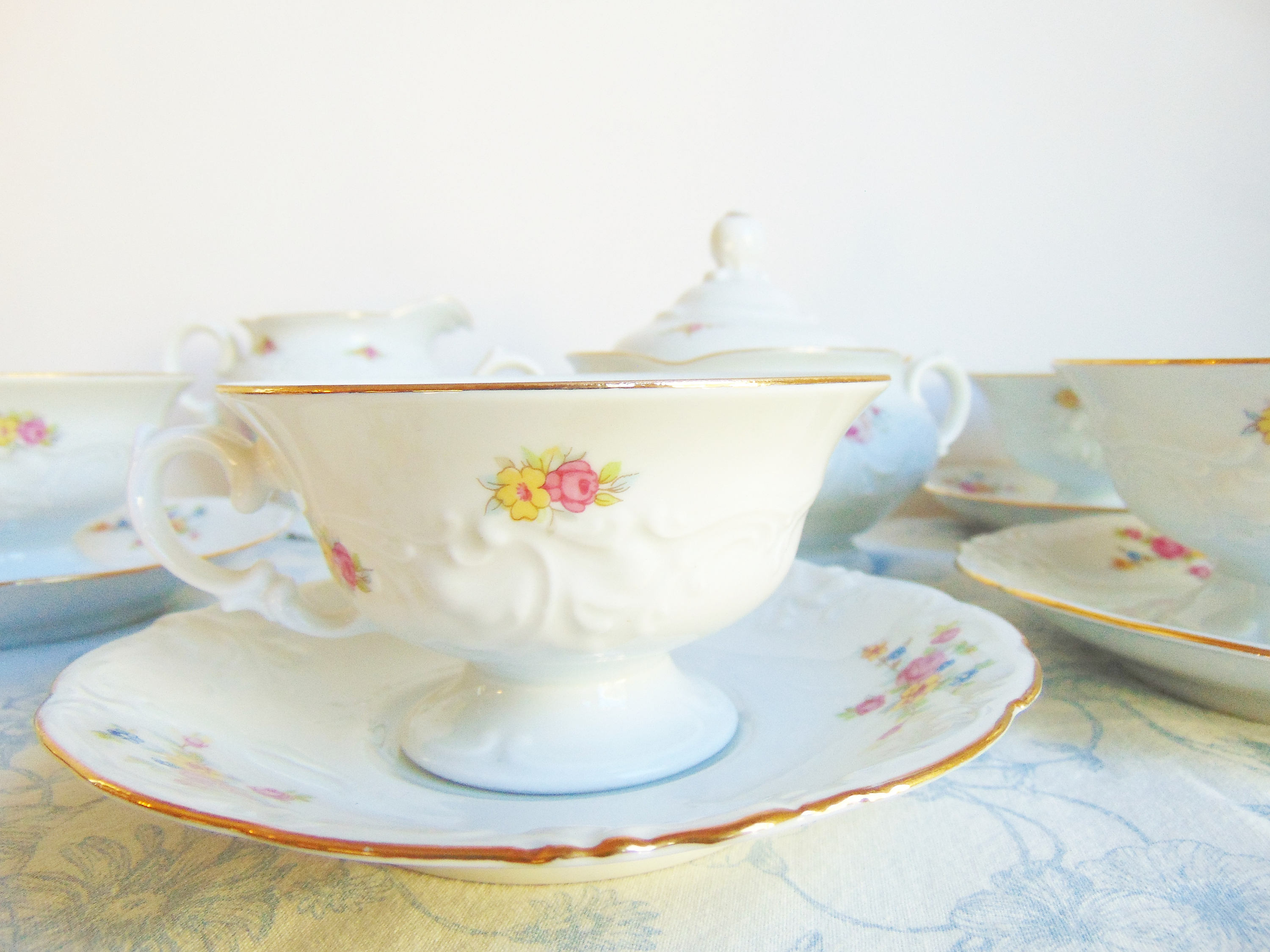 Wawel vavel Poland Tea Cups & Saucers Set of 10 Plus Creamer Etsy