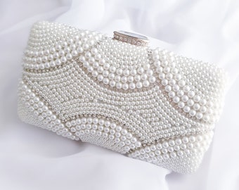 white clutch for wedding