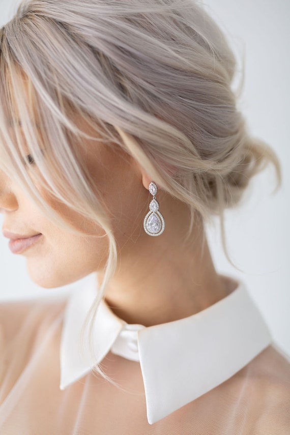 Teardrop Bride Earring Teardrop Bride Earring