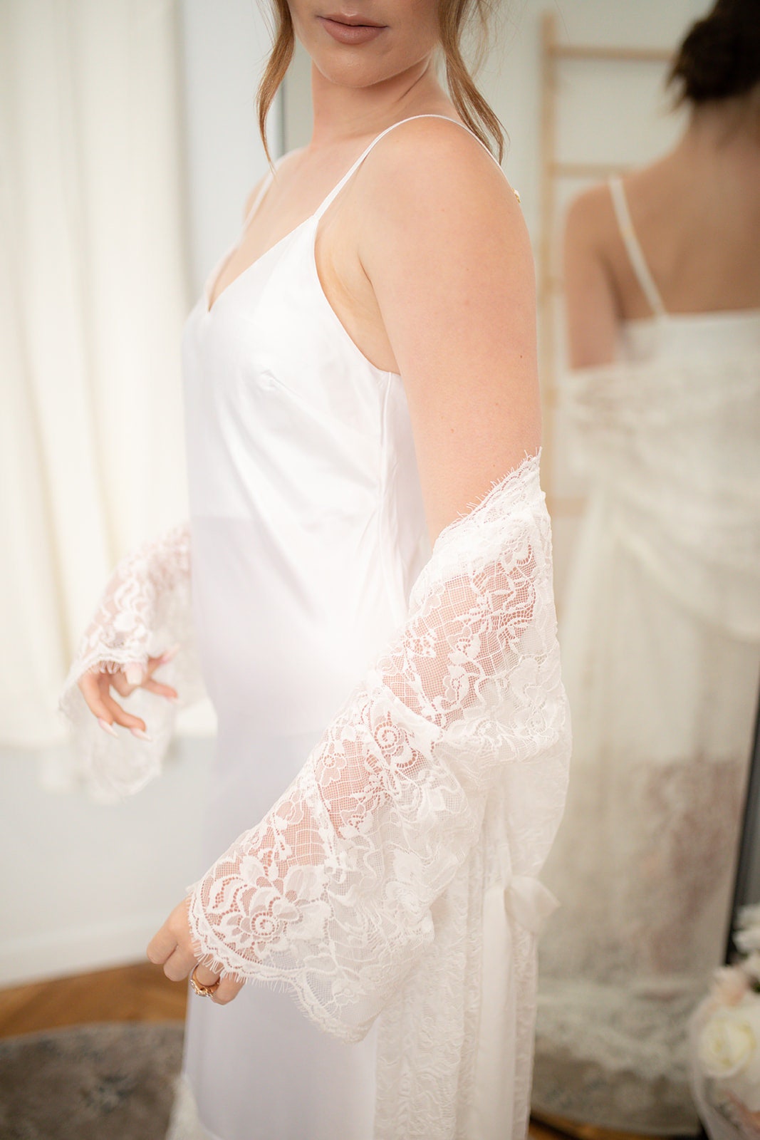 full length bridal slip