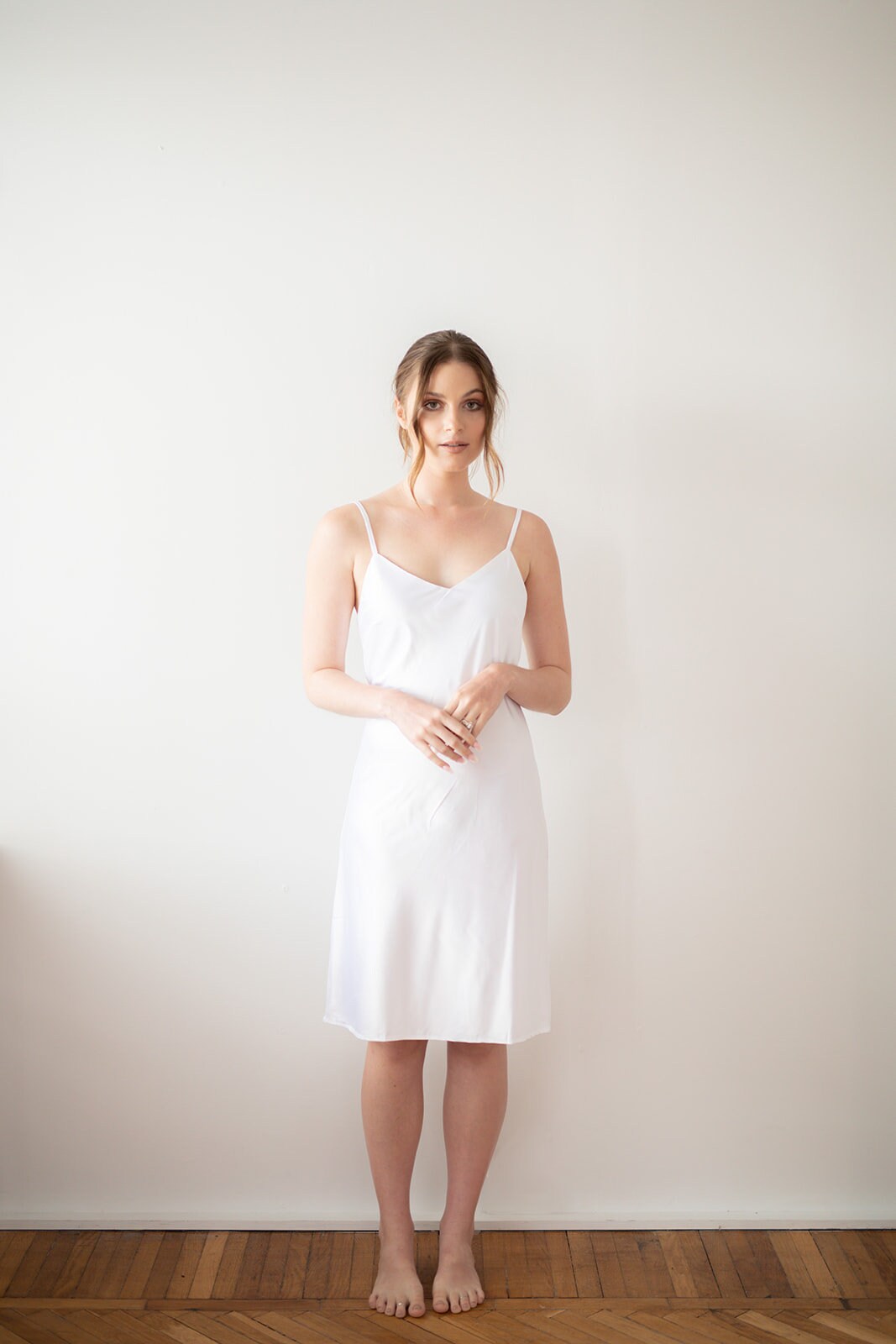 full length bridal slip