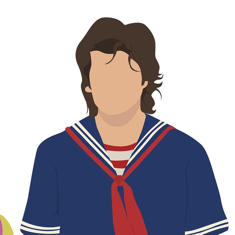 Steve Harrington Scoops Ahoy Stranger Things Digital Art Etsy