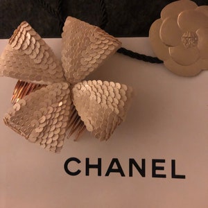 Chanel Hair Clips Set Of 2 US SELLER. Promo. FREE Cashmere Hair