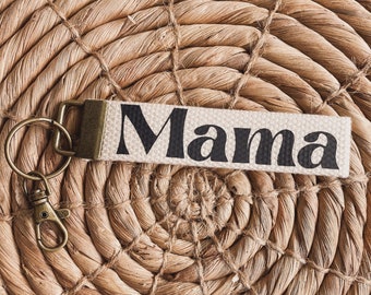 Mama Keychain Wristlet, Mama Bear, Keychain, Wristlet, Mother’s Day Gift, Wristlet Keychain, Mom Gift, Women's Keychain, Mother’s Day