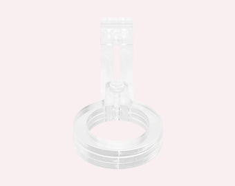 Aquaponics Pothos Holder - Hydroponic Plant Holder with Clear Plant Pots for Fish Tank, Freshwater Aquarium, Plant Holder