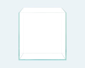 Cube Rimless Aquarium, High Quality Ultra Clear Seamless Glass Tank, Betta Fish Tanks, Gift for Fish Lover, 1/2/4/7 Gallon Frameless Tank