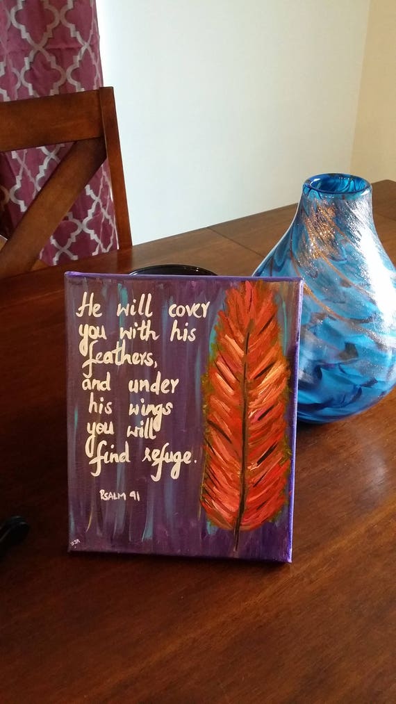He will cover you with his feathers