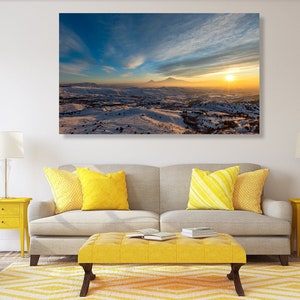 Mount Ararat At Sunrise Armenia- Original hand-signed fine art print - Masis, nature, poster, wall art, wall décor, canvas, mountains, gift