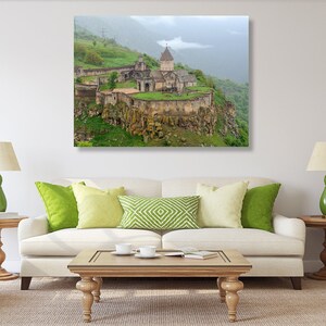 Tatev monastery, Armenia - fine art photography canvas print, wall poster, large print, wall decor,  Armenia photography print, gift