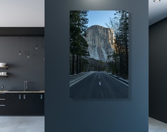 Yosemite National Park El Capitan Sunrise - fine art photography canvas print -US landscape, sunrise, wall décor, California wall art