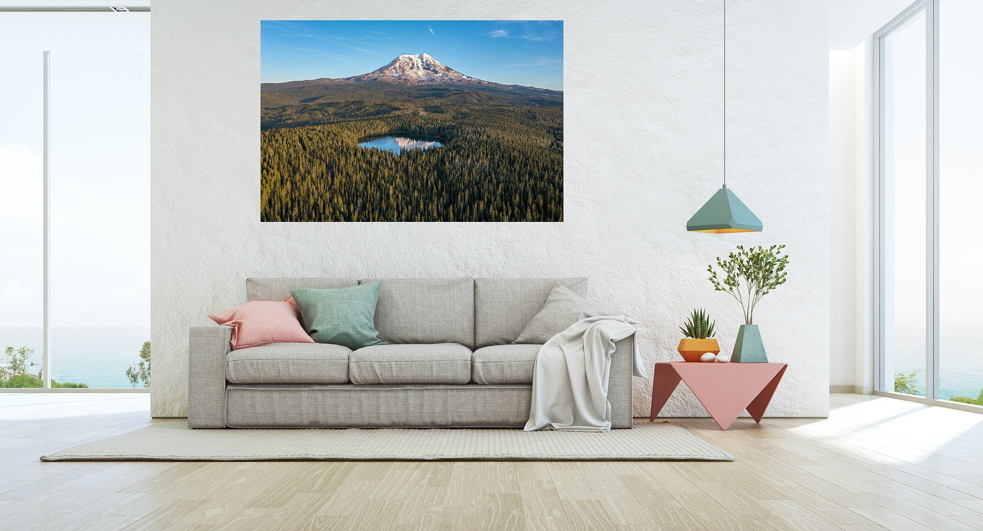 Original Photo Art Work, Takhlakh Lake Mount Adams Sunset- Fine Art ...