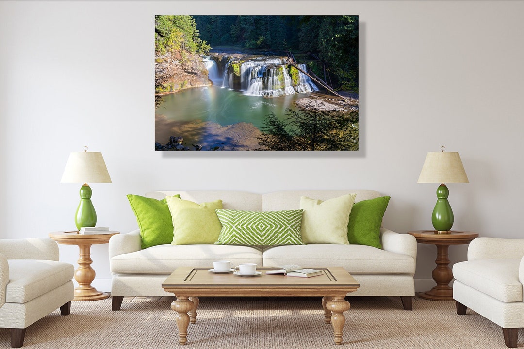 Original Photo Art Work, Lower Lewis River Falls, WA - Fine Art ...
