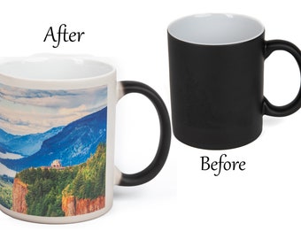 Oregon Magic Mug -Columbia Gorge & Vista House Sublimation Mug Original Gift Art Work of a local Photographer 12oz Ceramic Pacific Northwest