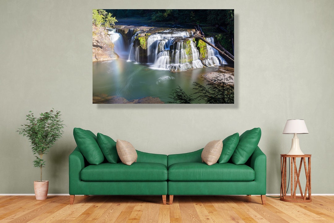 Original Photo Art Work, Lower Lewis River Falls, WA - Fine Art ...