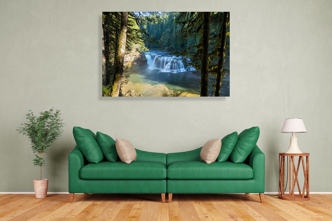 Lower Lewis River Falls, Washington- Fine Art Photography Canvas Print ...