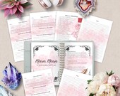 Mirror, Mirror: 30-Day Self-Love Journal PDF – Daily Affirmation & Reflection Prompts – Printable Mirror Workbook