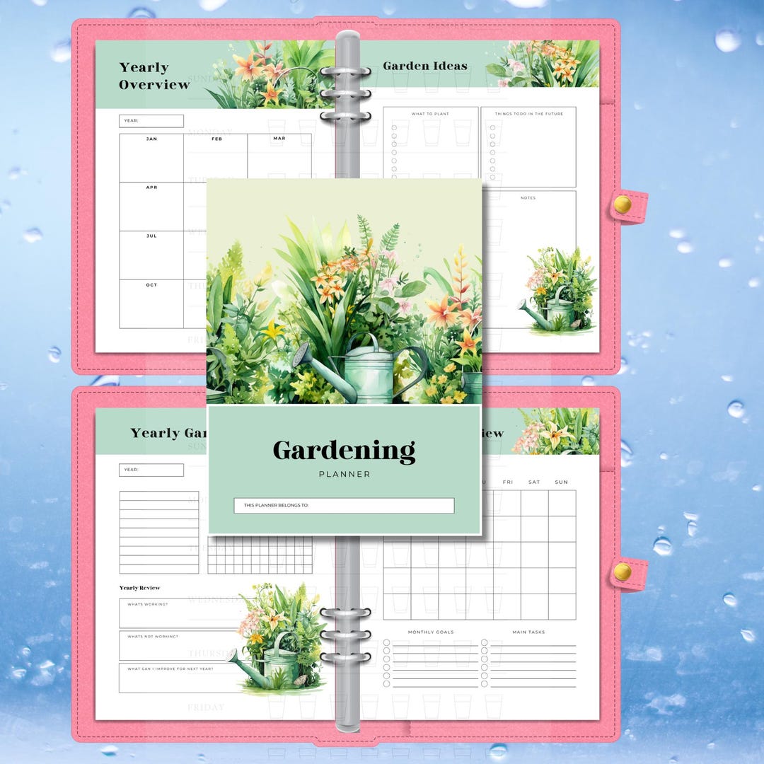 Printable Garden Planner | Gardening Journal for Plant Lovers ...