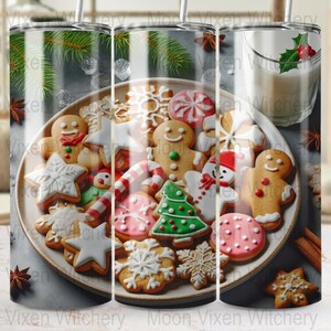 Christmas Cookies PNG Format 300 dpi, Instant Digital Download, Holiday Gingerbread, Festive Cookie Clipart for Crafts