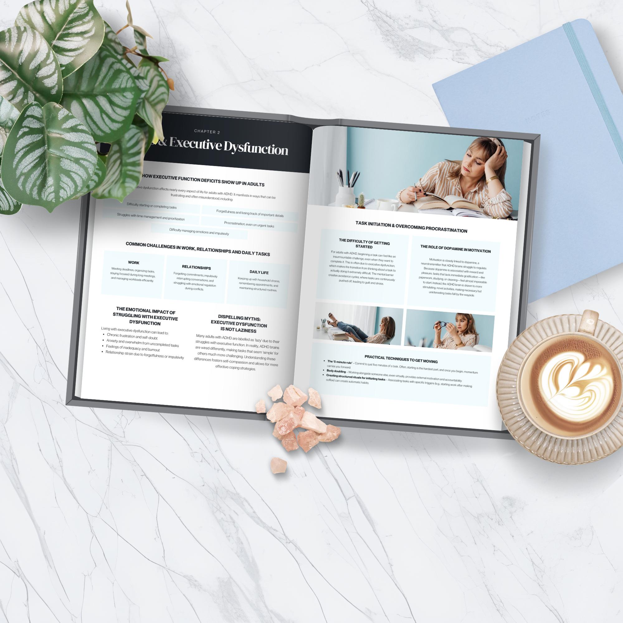 The Executive Functioning Guide for ADHD | Printable Workbook | Focus ...