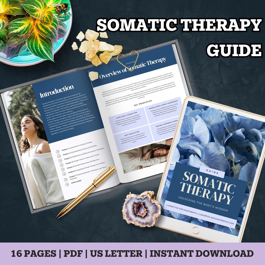 Somatic Therapy Guide PDF | Nervous System Healing Workbook | Trauma ...