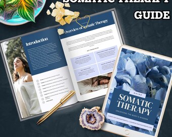 Somatic Therapy Guide PDF | Nervous System Healing Workbook | Trauma-Informed Healing Resource | Printable Wellness Guide US Letter