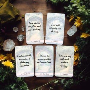 Les arcanes du renard du jardin - Jeu de confirmation du tarot | Éditions Economy + Premium | 78 cartes Fox + Imprimable + Soins personnels quotidiens