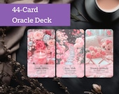 Rose Rituals Oracle Deck – Printable Self-Love Cards | Digital Download PDF | Sacred Feminine Rituals & Rose Magick | Standard Tarot Size