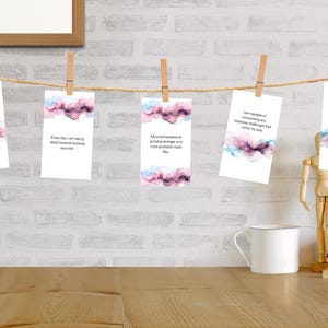 40 Cartões de Afirmação para Imprimir para Proprietários de Pequenas Empresas – Mindset Deck para Empreendedores – Tamanho de Cartão de Visita, Download Digital, Boss Babe