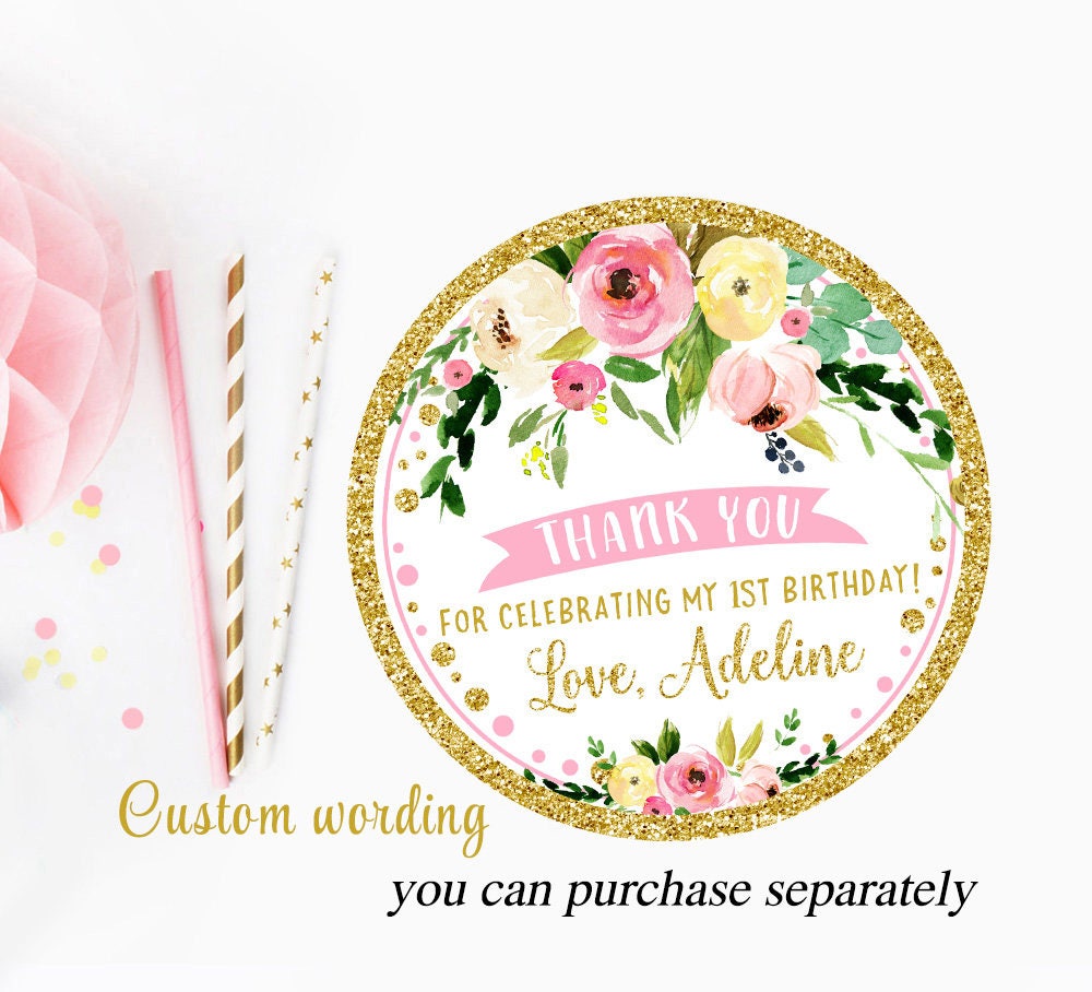 Mimosa Bar Sign Printable Pink and Gold Floral Bridal Shower | Etsy