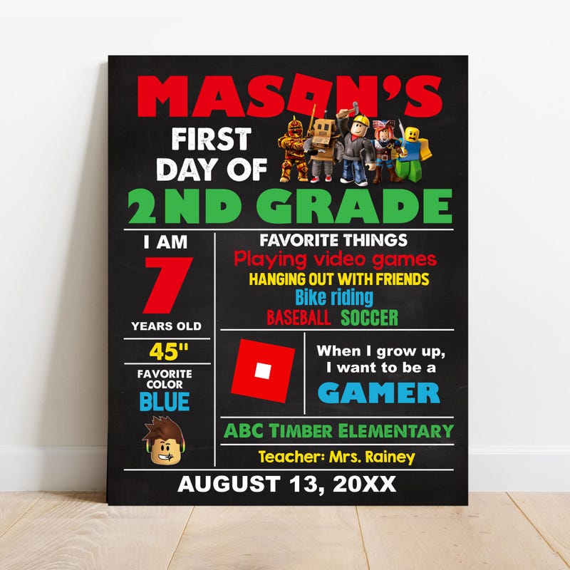 Chalkboard School - Etsy