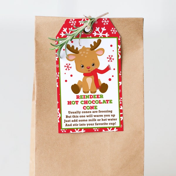 Reindeer Tags - Etsy UK