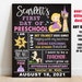 Princess First Day of School Sign Printable, Girl Back to School ...