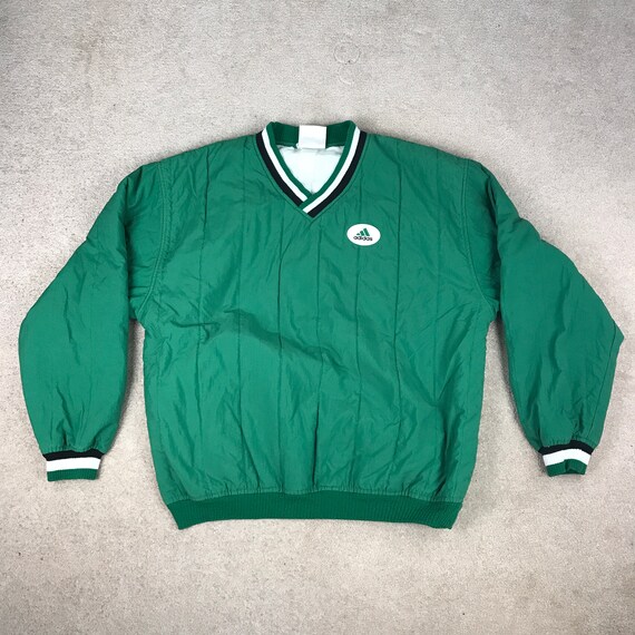 Vintage Adidas Quilted Pullover Sweatshirt