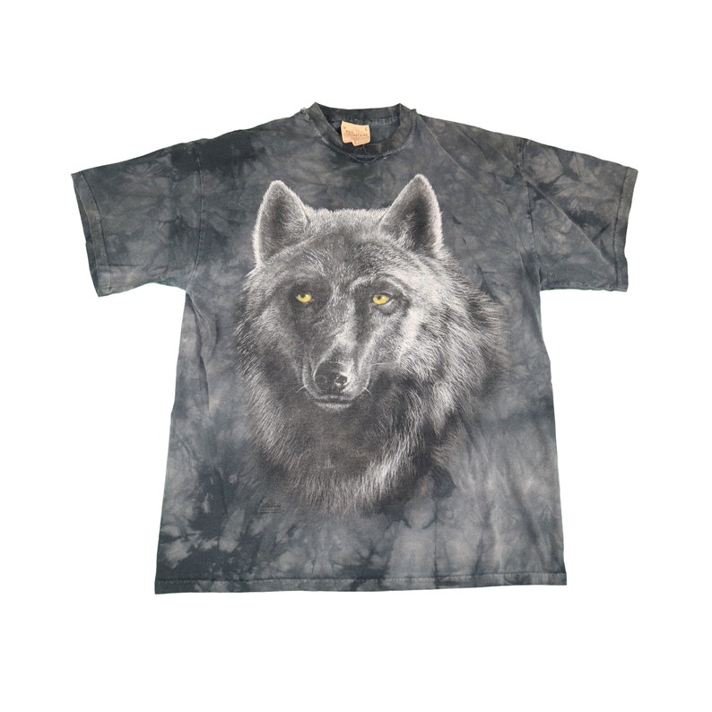 Y2K Wolf the Mountain Shirt - Etsy