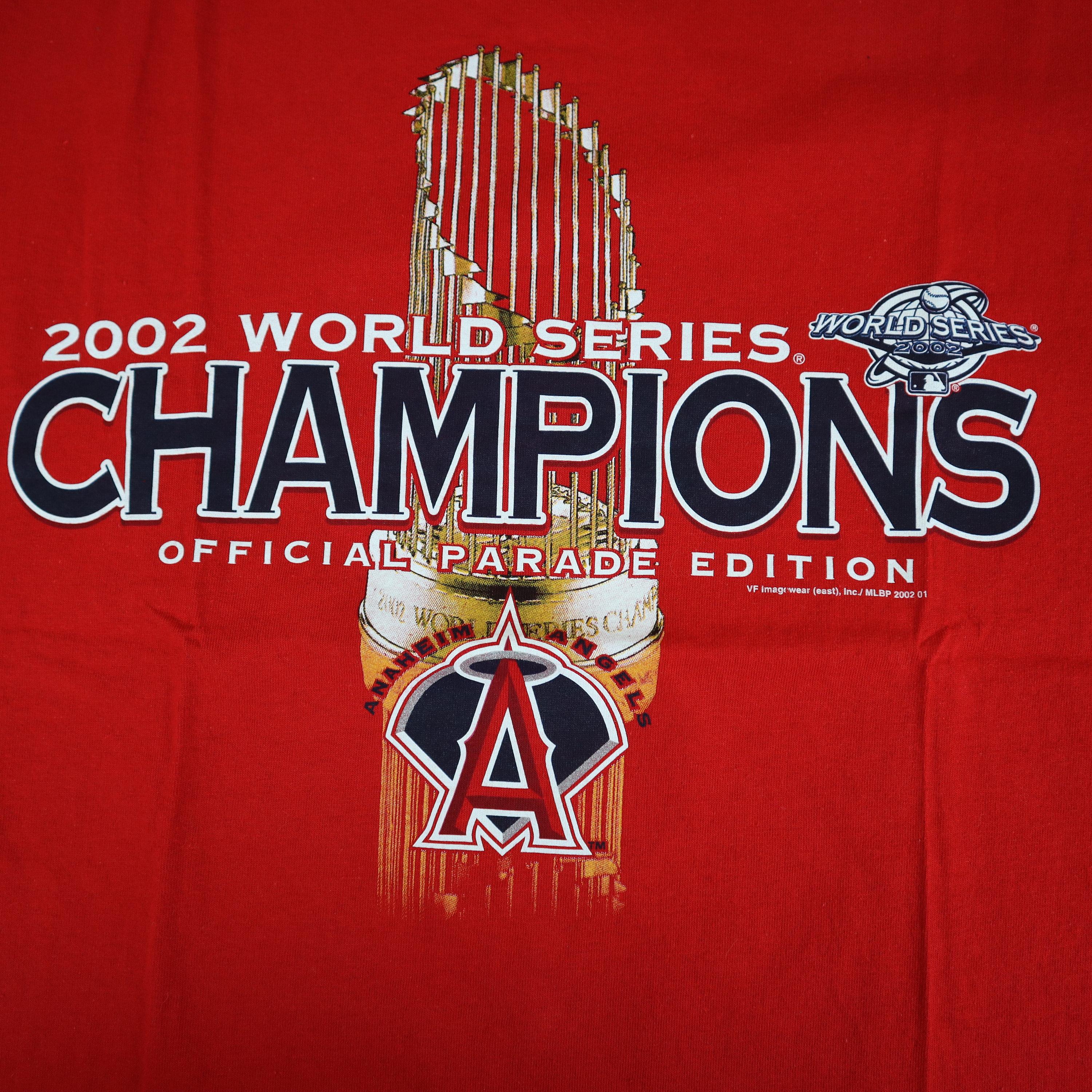 Vintage 2002 Anaheim Angels World Series Champions MLB Shirt