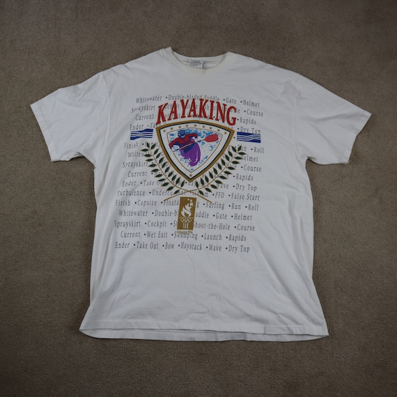 Vintage 1996 Atlanta Summer Olympics Kayaking shir