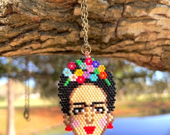 white gift black chic bronze Frida Kahlo colorful vintage cuff Bracelet red original Cabochon ethnic ethnic Christmas