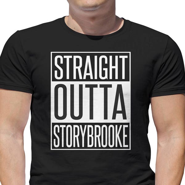 Gerade Outta Storybrooke einmal, OUAT Vinyl Print-Shirt