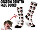 Custom Face Socks Printed With Loved Ones Face Make A Fantastic Unique Personalised Gift 