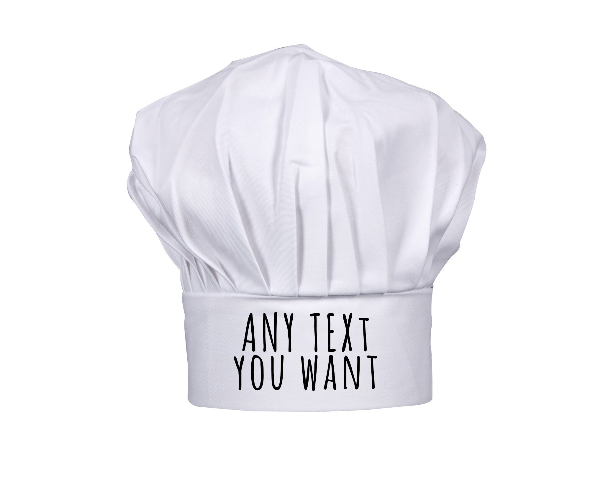 Personalised Chef s Hat Printed With Any Text You Want Etsy