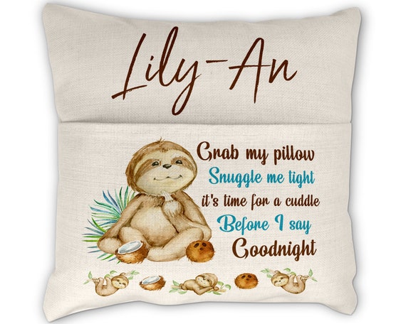 teddy cuddle cushion