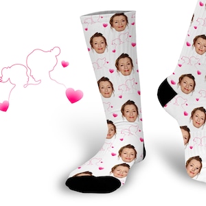 Mum Photo Socks Printed With Mum&#39;s Face Make A Fantastic Unique Gift