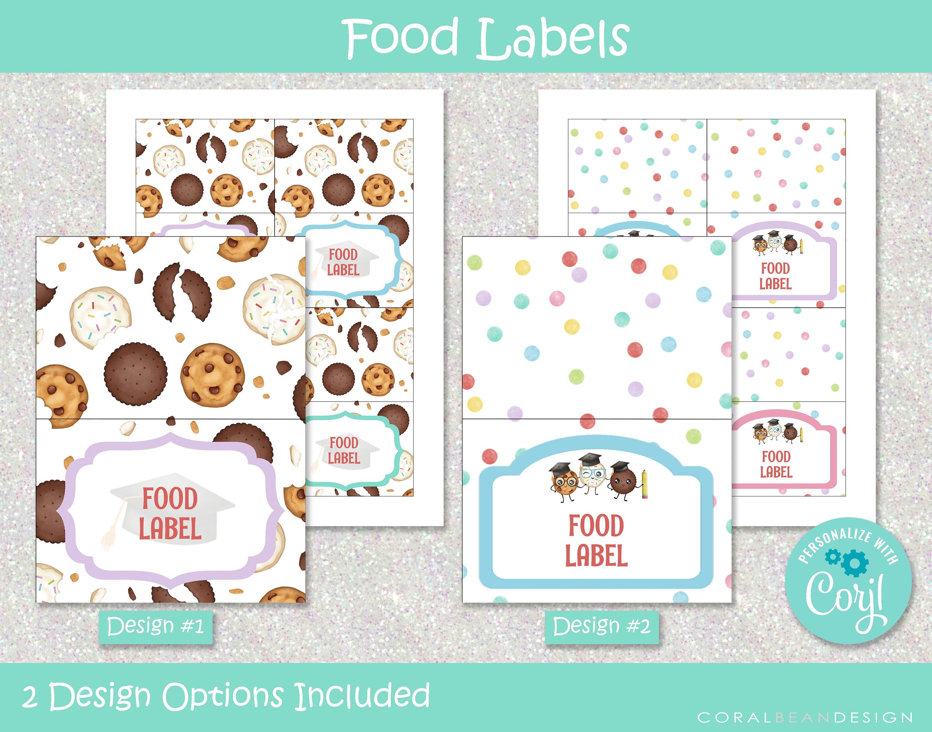 Editable Printable Smart Cookie Graduation Party Decoration Package ...