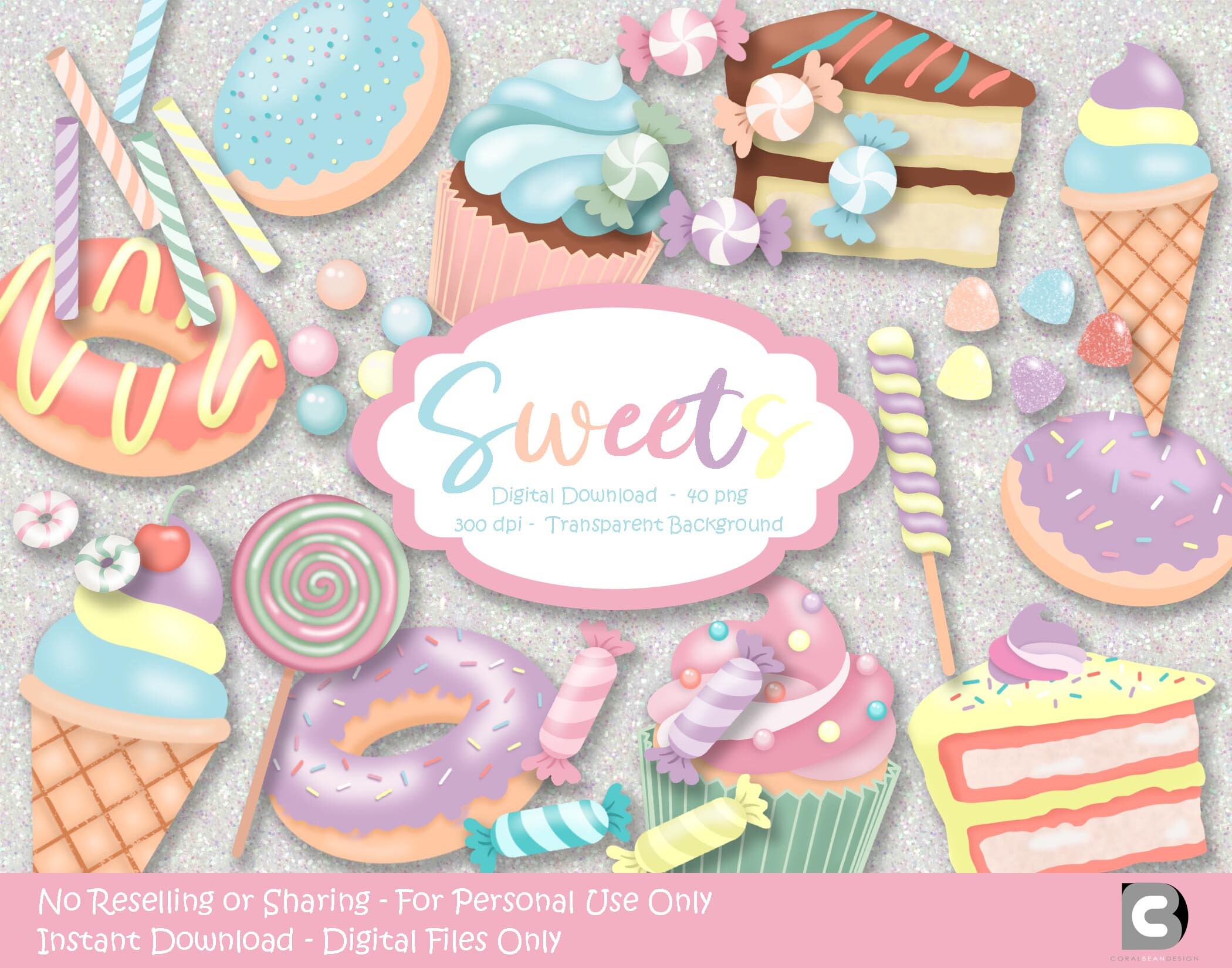 Candy Favors Clipart