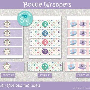 Tea Party Editable Printable Birthday Party Decoration - Etsy