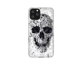 Skull iPhone 14 Case, Cool Skull iPhone Case, Skull Samsung Case, Sugar Skull Phone Case Gift, Skull Case para iPhone 13 Mini