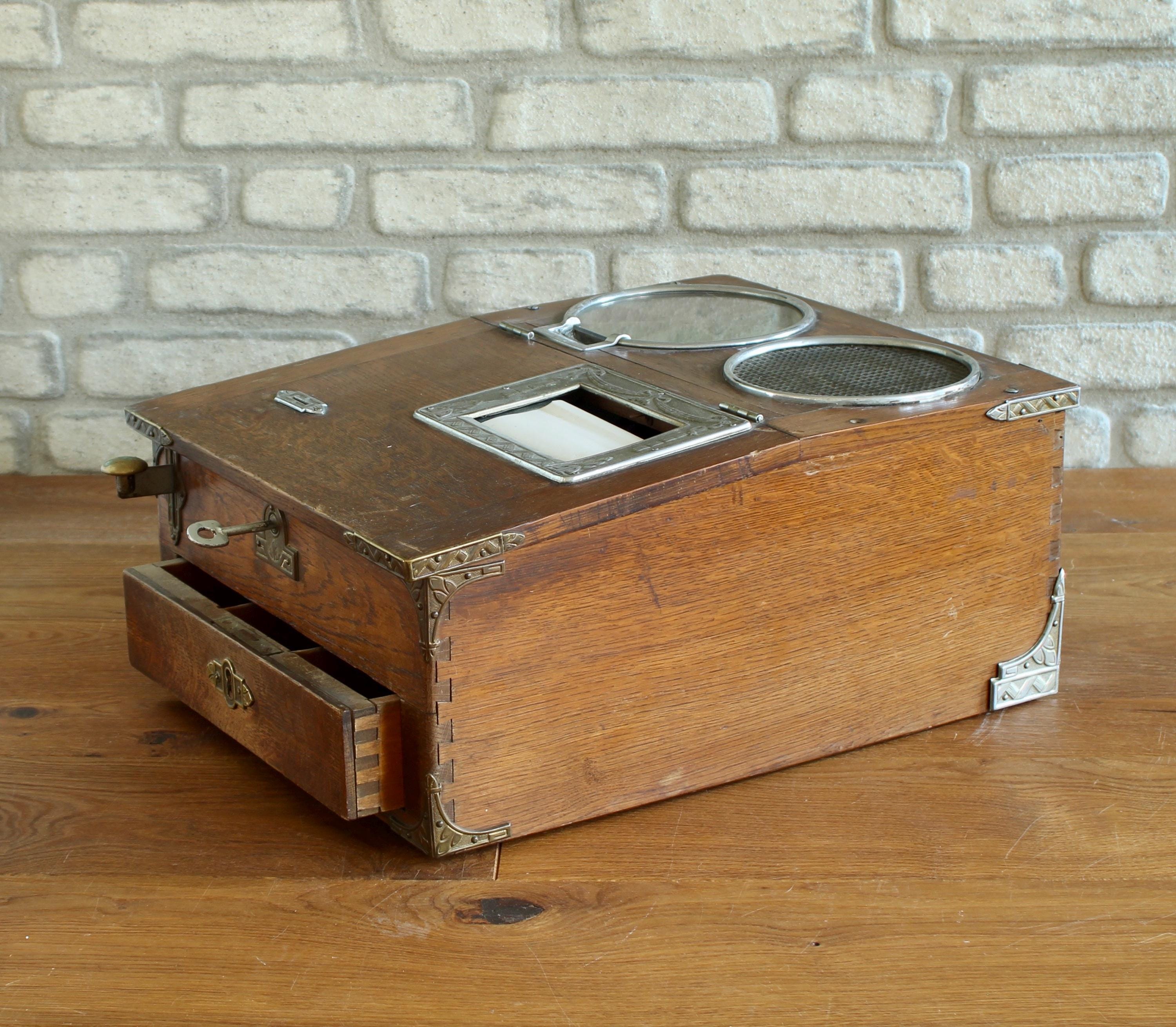 Antique Cash Register | Vintage Wooden Cash Drawer, Cash Till