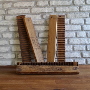 Antique Cigar Press | Old Wooden Cigar Molds | Karl Hart & Hertel | Rustic, Industrial Decoration | Vintage Tobacciana | Germany 1930/1940s