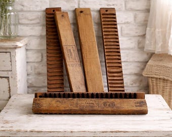 Antique Cigar Press | Old Wooden Cigar Molds | Karl Hart & Hertel | Rustic, Industrial Decoration | Vintage Tobacciana | Germany 1930/1940s