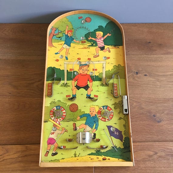 ヴィンテージ ピンボール バガテル ゲーム | 古い卓上ピンボール